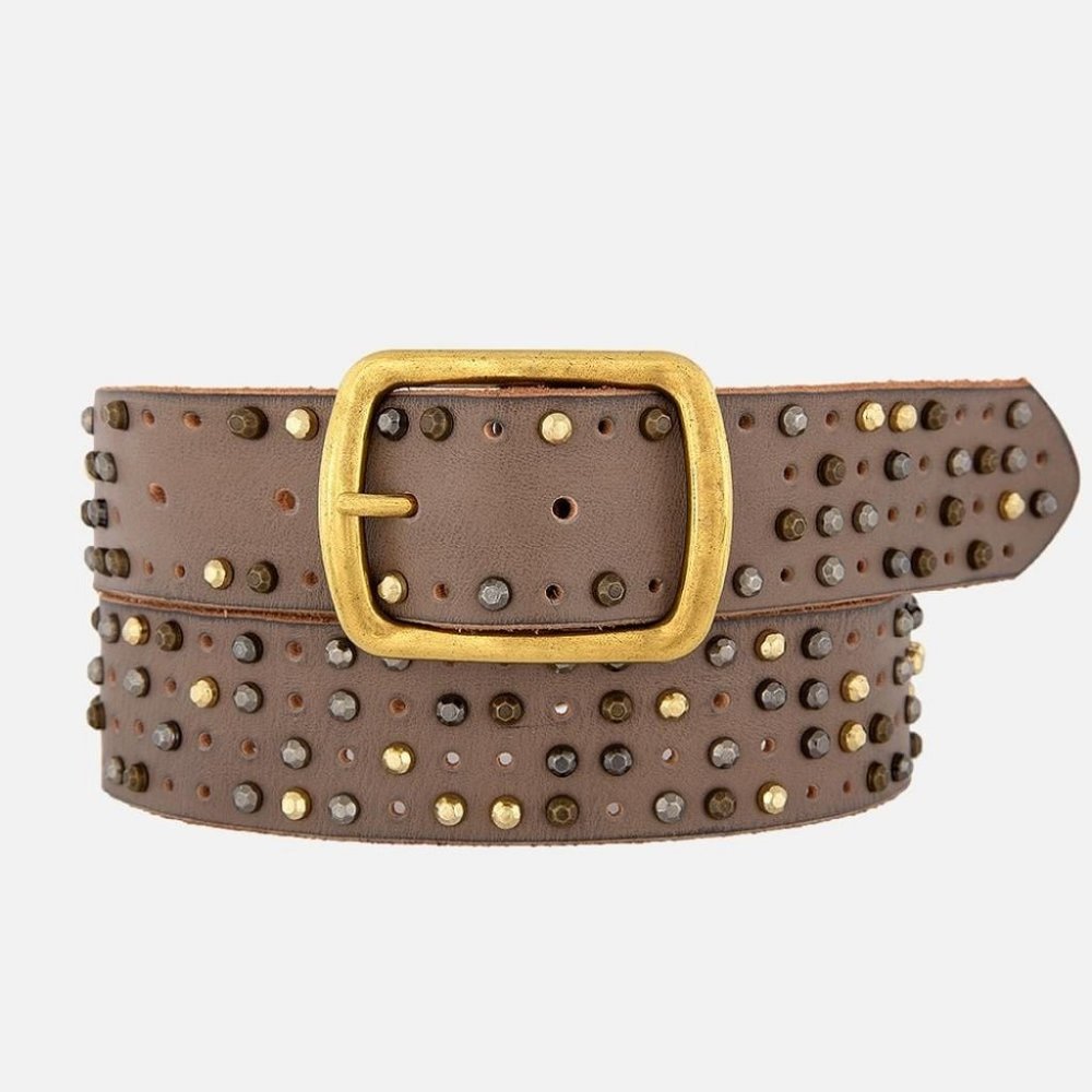 Amsterdam Heritage Emelie Multi Stud Leather Belt